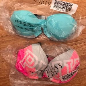 TWO NWT PINK T-Shirt Bras 30A